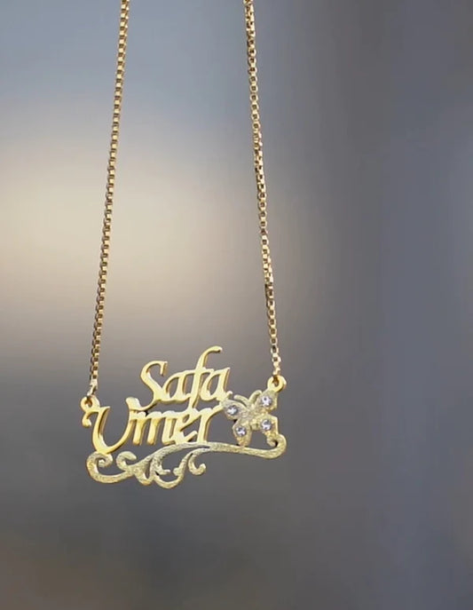 Double Name Necklace
